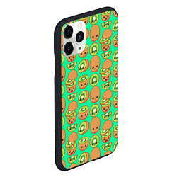 Чехол iPhone 11 Pro матовый POSITIVE KIWI FRUIT, цвет: 3D-черный — фото 2