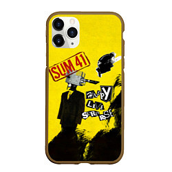 Чехол iPhone 11 Pro матовый Go Chuck YourselfHappy Live Surprise - Sum 41