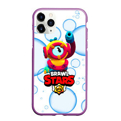 Чехол iPhone 11 Pro матовый Otis Отис, цвет: 3D-фиолетовый