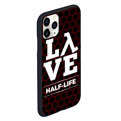 Чехол iPhone 11 Pro матовый Half-Life Love Классика, цвет: 3D-черный — фото 2
