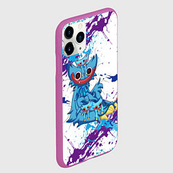Чехол iPhone 11 Pro матовый POPPY PLAYTIME Мини Хагги, цвет: 3D-фиолетовый — фото 2