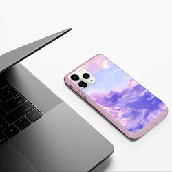 Чехол iPhone 11 Pro матовый Муссон Красок, цвет: 3D-розовый — фото 2