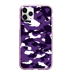 Чехол iPhone 11 Pro матовый Amethyst Purple Аметист, цвет: 3D-розовый