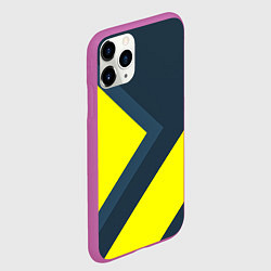 Чехол iPhone 11 Pro матовый Геометрическая Стрелка, цвет: 3D-фиолетовый — фото 2