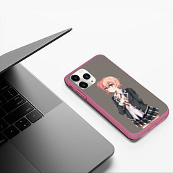 Чехол iPhone 11 Pro матовый Юи Юигахама OreGairu, цвет: 3D-малиновый — фото 2