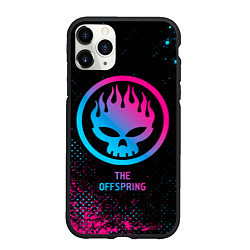 Чехол iPhone 11 Pro матовый The Offspring Neon Gradient, цвет: 3D-черный