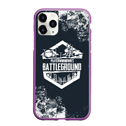 Чехол iPhone 11 Pro матовый PUBG - playerunknown battlegrounds, цвет: 3D-фиолетовый