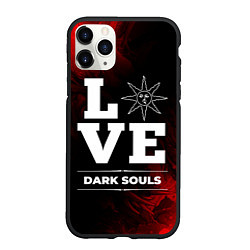 Чехол iPhone 11 Pro матовый Dark Souls Love Классика, цвет: 3D-черный