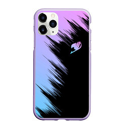 Чехол iPhone 11 Pro матовый Хвост феи - neon, цвет: 3D-светло-сиреневый