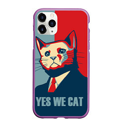 Чехол iPhone 11 Pro матовый YES WE CAN T, цвет: 3D-фиолетовый