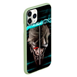 Чехол iPhone 11 Pro матовый Metal Gear Rising Revengeance, цвет: 3D-салатовый — фото 2