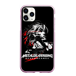 Чехол iPhone 11 Pro матовый Metal Gear Rising - game hero, цвет: 3D-розовый