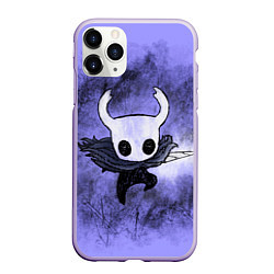 Чехол iPhone 11 Pro матовый Hollow Knight - The Knight: рыцарь, цвет: 3D-светло-сиреневый