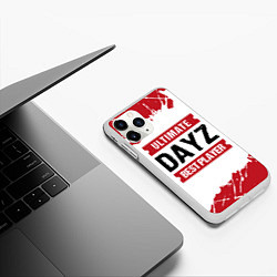 Чехол iPhone 11 Pro матовый DayZ: best player ultimate, цвет: 3D-белый — фото 2