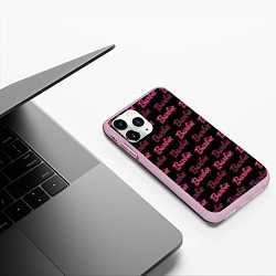 Чехол iPhone 11 Pro матовый Barbie - Барби, цвет: 3D-розовый — фото 2