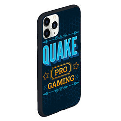 Чехол iPhone 11 Pro матовый Игра Quake: pro gaming, цвет: 3D-черный — фото 2