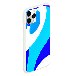 Чехол iPhone 11 Pro матовый Яркая авангардная абстракция, цвет: 3D-белый — фото 2