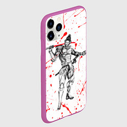 Чехол iPhone 11 Pro матовый Metal gear rising blood, цвет: 3D-фиолетовый — фото 2