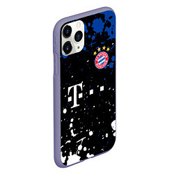 Чехол iPhone 11 Pro матовый Bayern munchen Краска, цвет: 3D-серый — фото 2