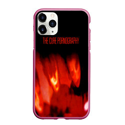 Чехол iPhone 11 Pro матовый Pornography - The Cure, цвет: 3D-малиновый