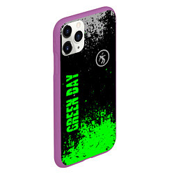 Чехол iPhone 11 Pro матовый Green day - hits, цвет: 3D-фиолетовый — фото 2