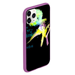 Чехол iPhone 11 Pro матовый The Head on the Door - The Cure, цвет: 3D-фиолетовый — фото 2