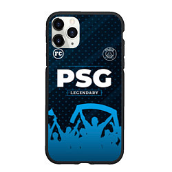 Чехол iPhone 11 Pro матовый PSG legendary форма фанатов, цвет: 3D-черный
