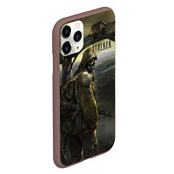 Чехол iPhone 11 Pro матовый STALKER Тень Чернобыля Постер, цвет: 3D-коричневый — фото 2