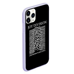 Чехол iPhone 11 Pro матовый Joy Division - unknown pleasures, цвет: 3D-светло-сиреневый — фото 2