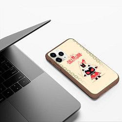 Чехол iPhone 11 Pro матовый Злобная овечка - Cult of the lamb, цвет: 3D-коричневый — фото 2