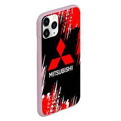 Чехол iPhone 11 Pro матовый Mitsubishi - краска, цвет: 3D-розовый — фото 2