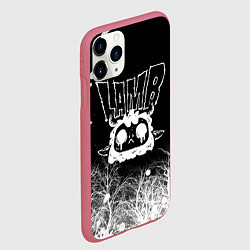 Чехол iPhone 11 Pro матовый Lamb - Cult of the lamb, цвет: 3D-малиновый — фото 2
