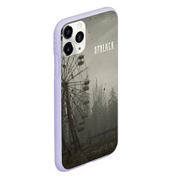 Чехол iPhone 11 Pro матовый STALKER Колесо Обозрения, цвет: 3D-светло-сиреневый — фото 2