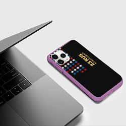 Чехол iPhone 11 Pro матовый 23 RUS Краснодар, цвет: 3D-фиолетовый — фото 2