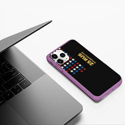 Чехол iPhone 11 Pro матовый 25 RUS Владивосток, цвет: 3D-фиолетовый — фото 2