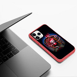 Чехол iPhone 11 Pro матовый Поппи Плейтайм - Мамочка длинные ноги, цвет: 3D-красный — фото 2