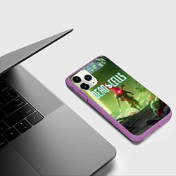 Чехол iPhone 11 Pro матовый Дед селлс арт, цвет: 3D-фиолетовый — фото 2