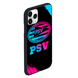 Чехол iPhone 11 Pro матовый PSV - neon gradient, цвет: 3D-черный — фото 2