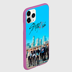 Чехол iPhone 11 Pro матовый Stray Kids Double Knot, цвет: 3D-фиолетовый — фото 2