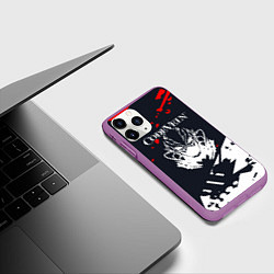 Чехол iPhone 11 Pro матовый Code vein Краска, цвет: 3D-фиолетовый — фото 2