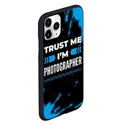 Чехол iPhone 11 Pro матовый Trust me Im photographer dark, цвет: 3D-черный — фото 2