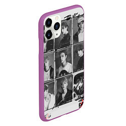 Чехол iPhone 11 Pro матовый Go Live Stray Kids, цвет: 3D-фиолетовый — фото 2