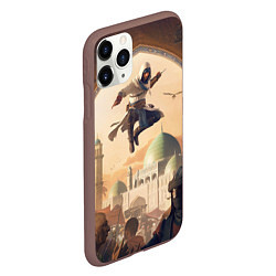 Чехол iPhone 11 Pro матовый Assassins Creed Mirage, цвет: 3D-коричневый — фото 2