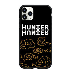 Чехол iPhone 11 Pro матовый Hunter x Hunter - anime clouds, цвет: 3D-черный