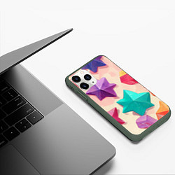 Чехол iPhone 11 Pro матовый Сладости в стиле аниме, цвет: 3D-темно-зеленый — фото 2