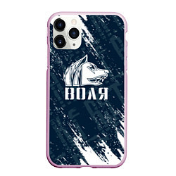Чехол iPhone 11 Pro матовый Stalker - краска, цвет: 3D-розовый