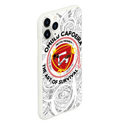 Чехол iPhone 11 Pro матовый Capoeira The art of survival, цвет: 3D-белый — фото 2