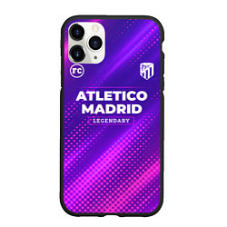 Чехол iPhone 11 Pro матовый Atletico Madrid legendary sport grunge, цвет: 3D-черный