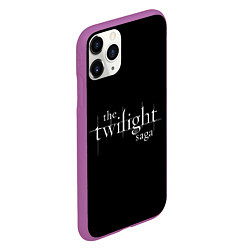 Чехол iPhone 11 Pro матовый The twilight saga, цвет: 3D-фиолетовый — фото 2