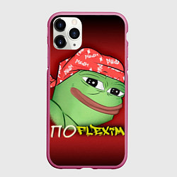 Чехол iPhone 11 Pro матовый Ricardo Pepe, цвет: 3D-малиновый
